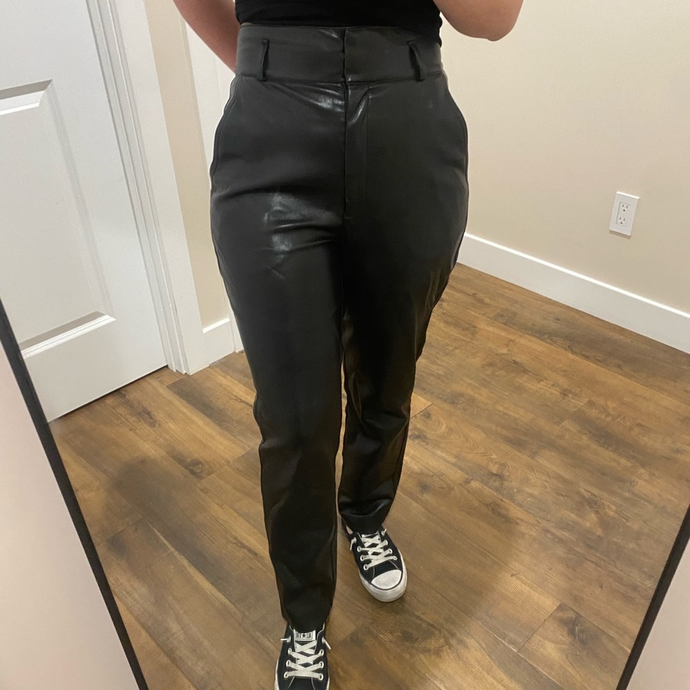 Aritzia Leather Pants